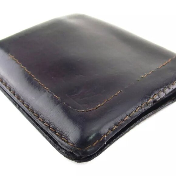 Louis Vuitton Two Folded Wallet Utah Uta Leather Authentic Used T19733 - Picture 5 of 10